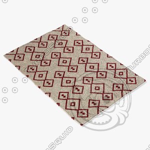 chandra rugs lim-25711 3d max