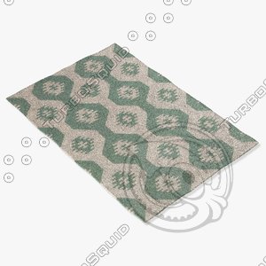 chandra rugs lim-25717 3d model