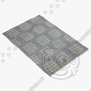 chandra rugs lim-25727 3d model