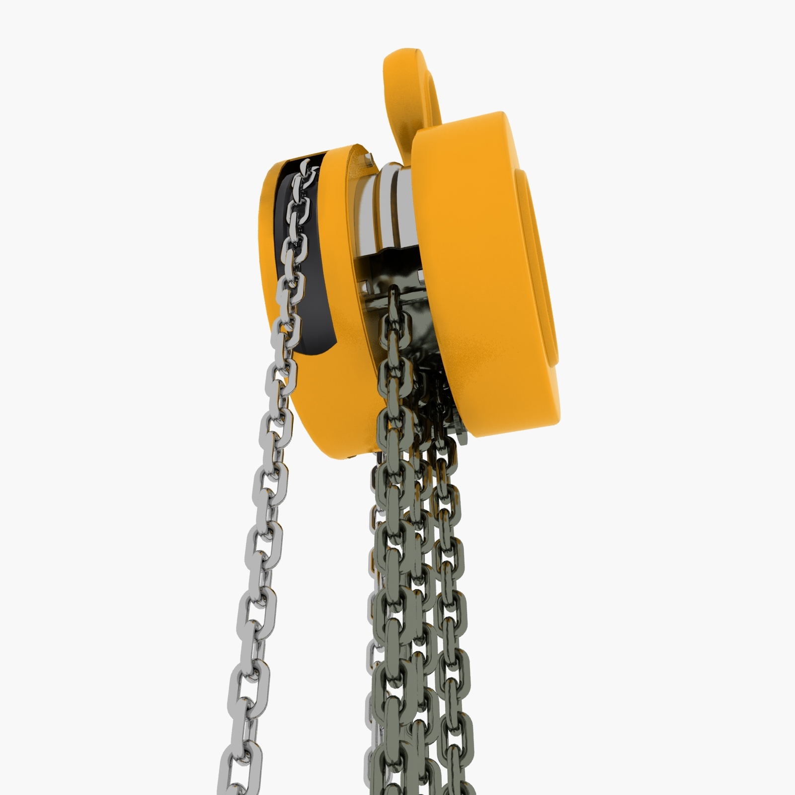 hand chain hoist 3d model