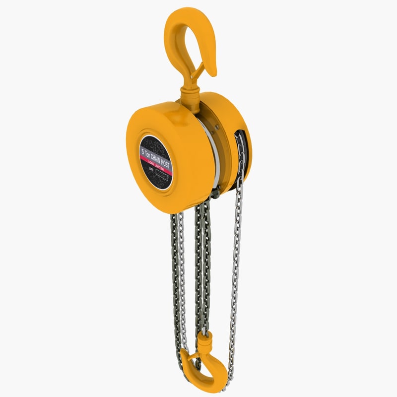 Chain Hoist 3D Model Free