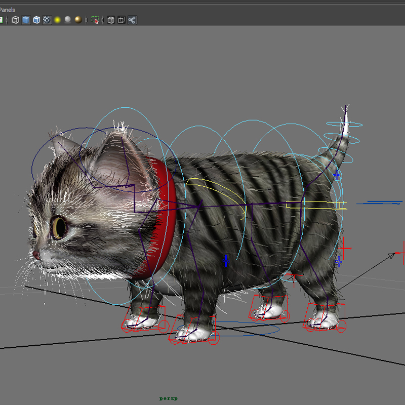 3D модель кошка - TurboSquid 656286