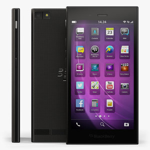3d model blackberry z3 black