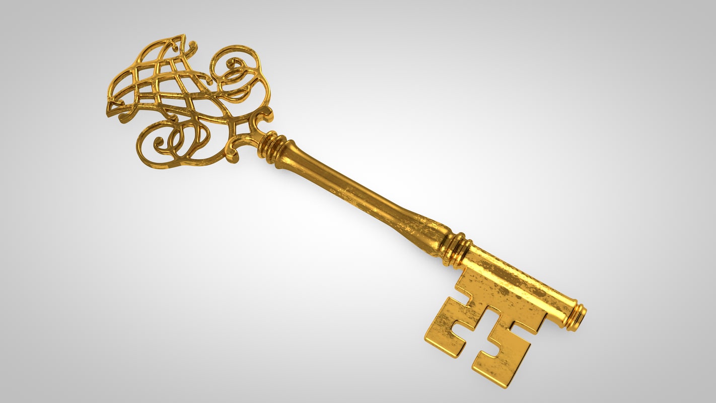 skeleton key 3d model