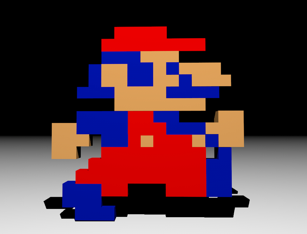 3dsmax Mario - Sprite