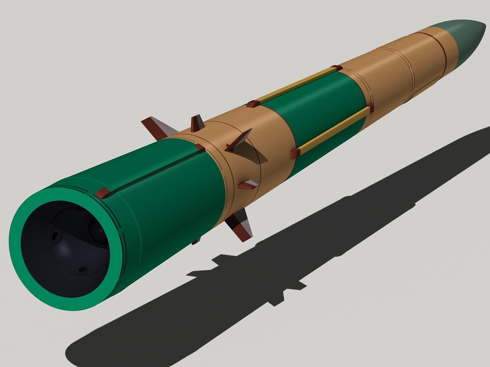 9m83 missiles s-300v 3d model