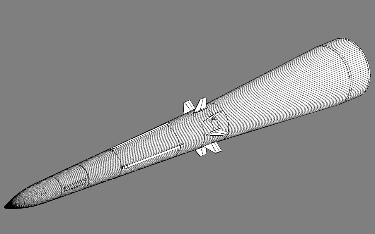 9m83 missiles s-300v 3d model