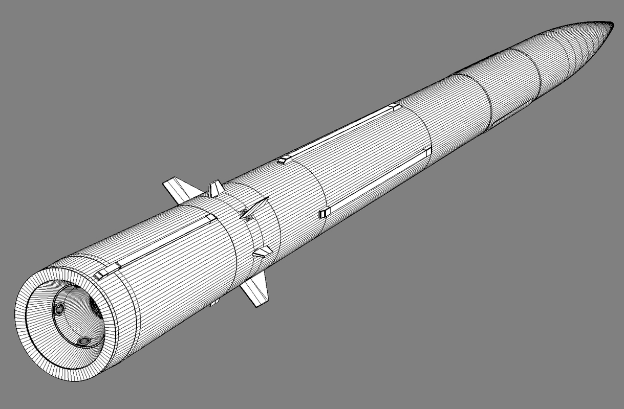 9m83 missiles s-300v 3d model