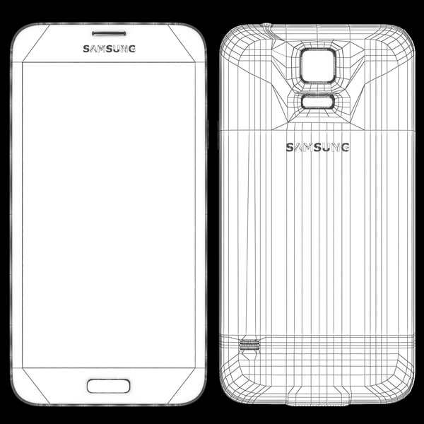 Samsung Galaxy S5 3d Model 0512