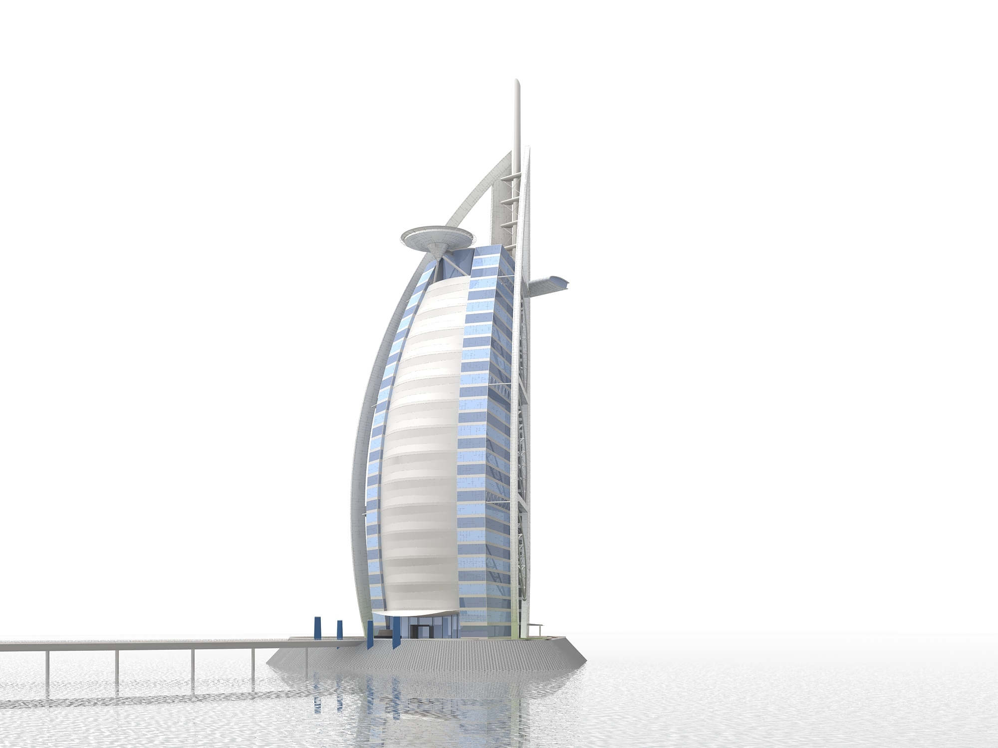 3d burj al arab model