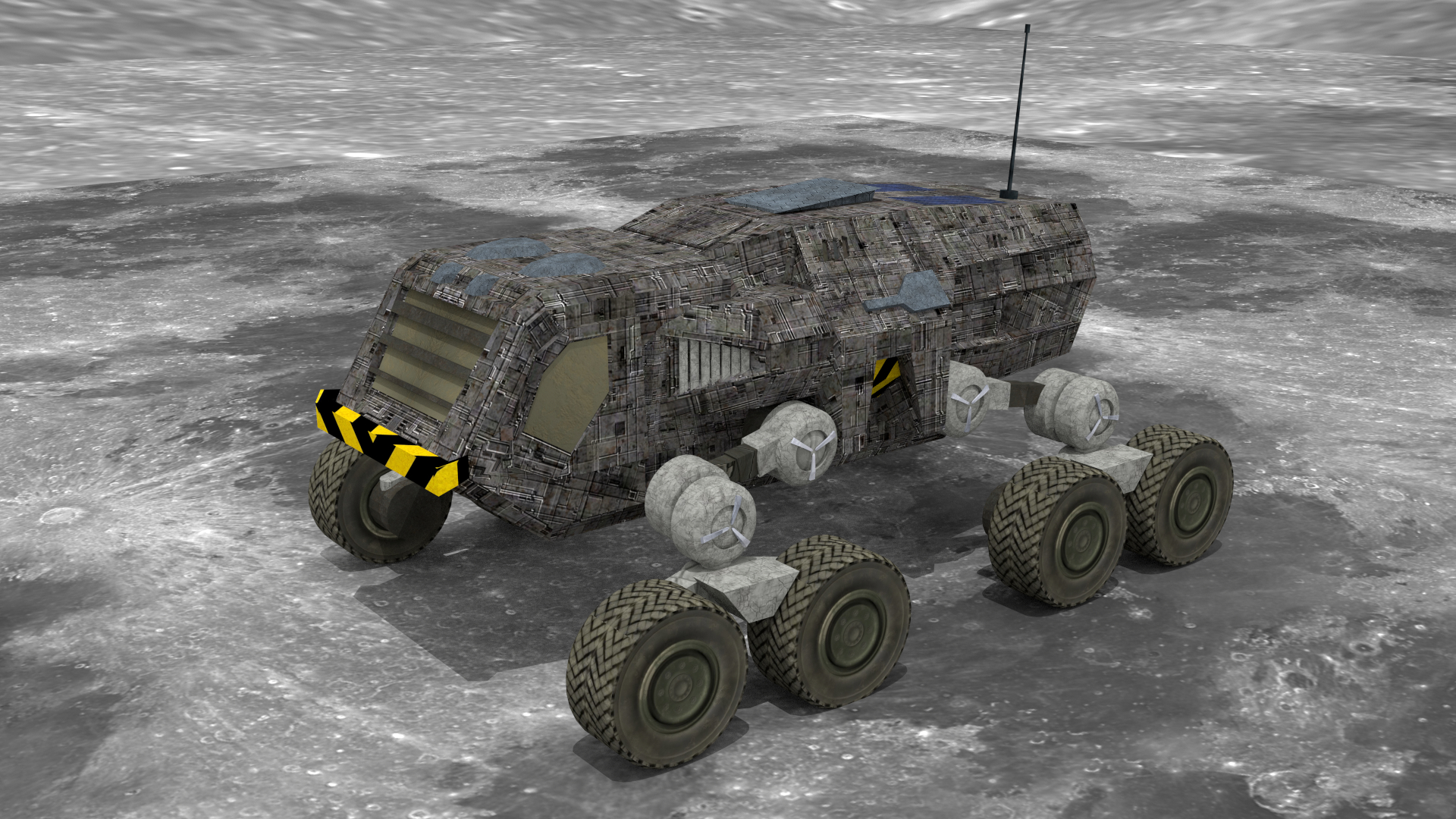 科幻车辆3d模型