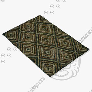 loloi rugs ep-05 charcoal 3d model
