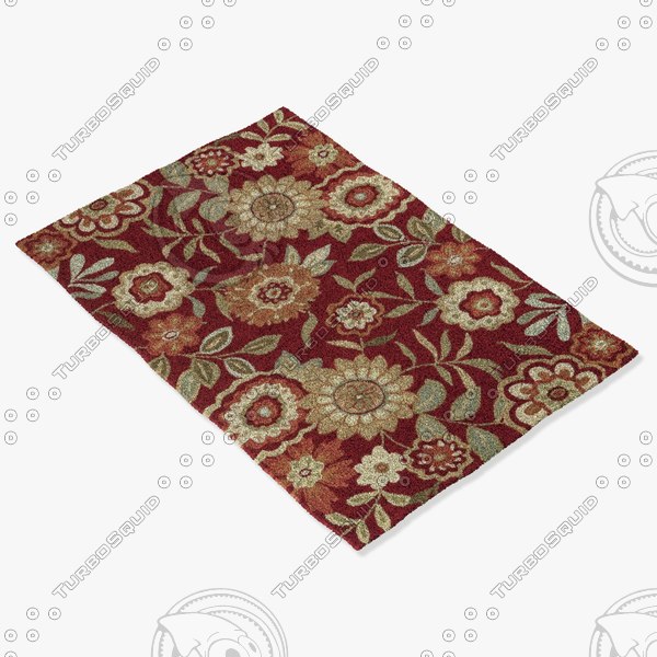 3d loloi rugs fc-02 red