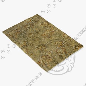 loloi rugs ft-13 sage 3d model