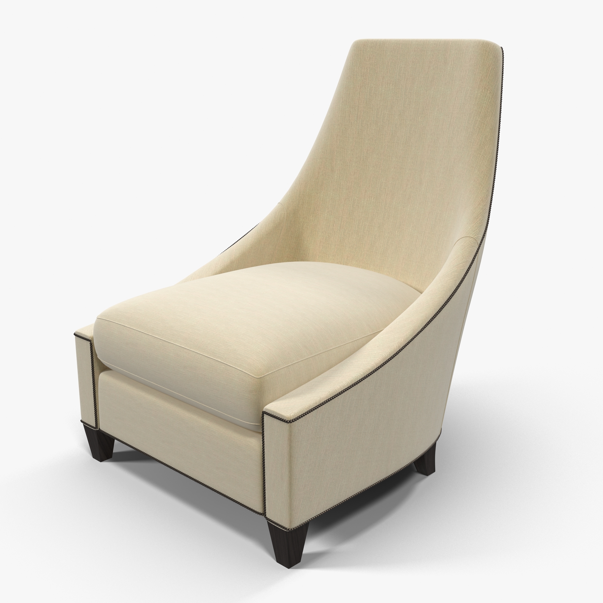 3d model baker bel-air lounge chair