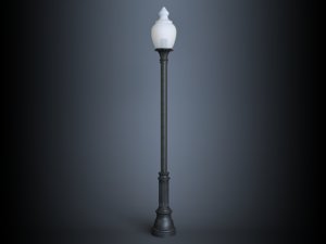 3d decorative street lamp 870