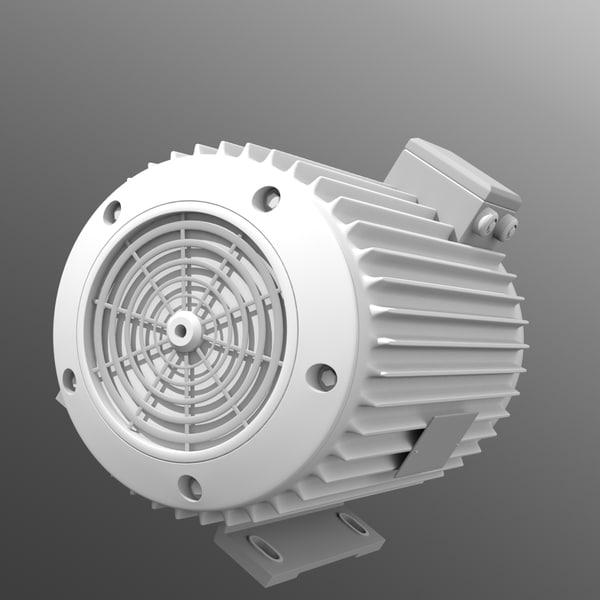 3d model electric motor