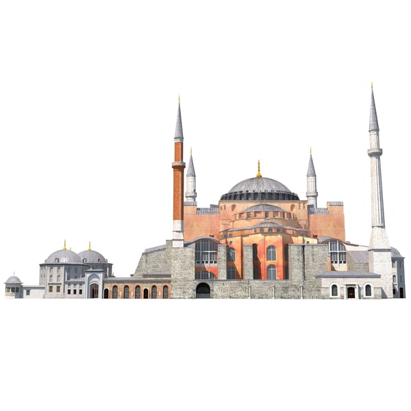 3d model hagia sophia 2