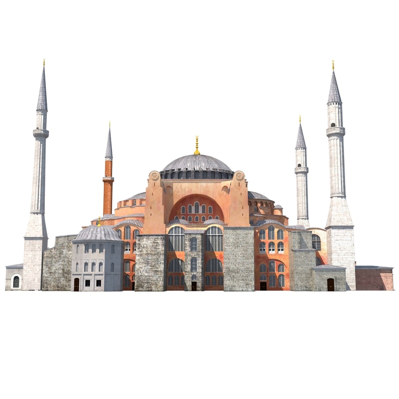 3d model hagia sophia 2