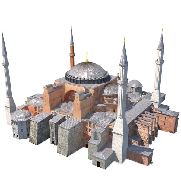 3d model hagia sophia 2