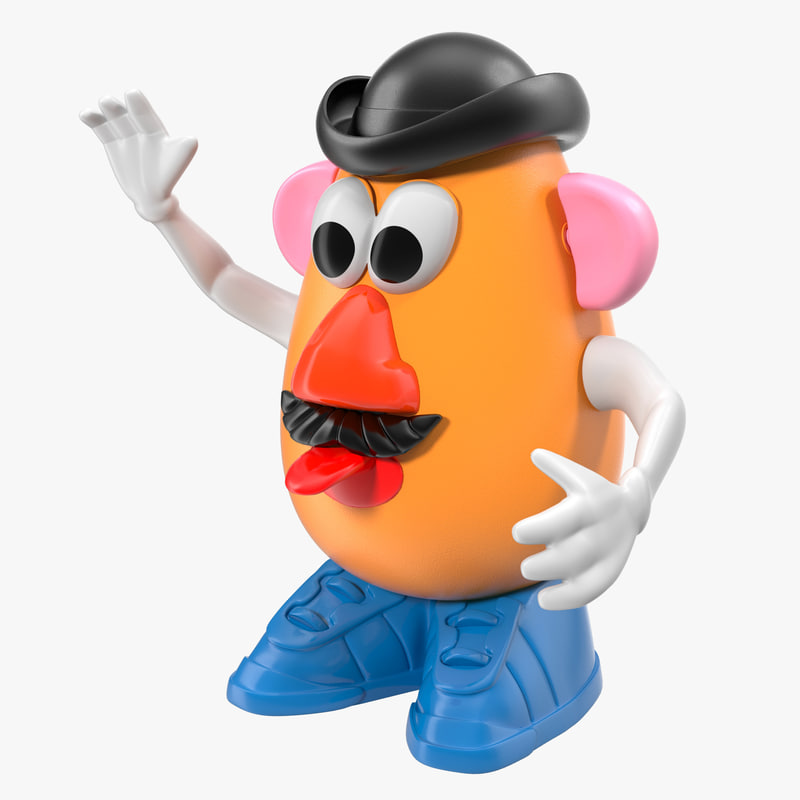 mr potato head 3 3d model