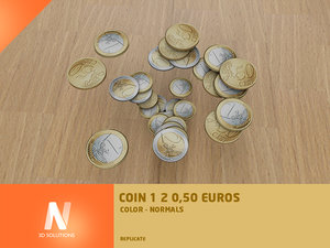 3d euro coins