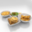 salted snacks food 3d model