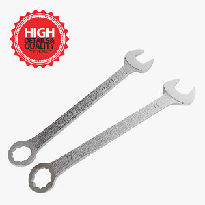 wrench set 3d 3ds