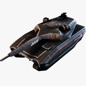 3d polish concept tank model