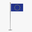 3d model of eu flag