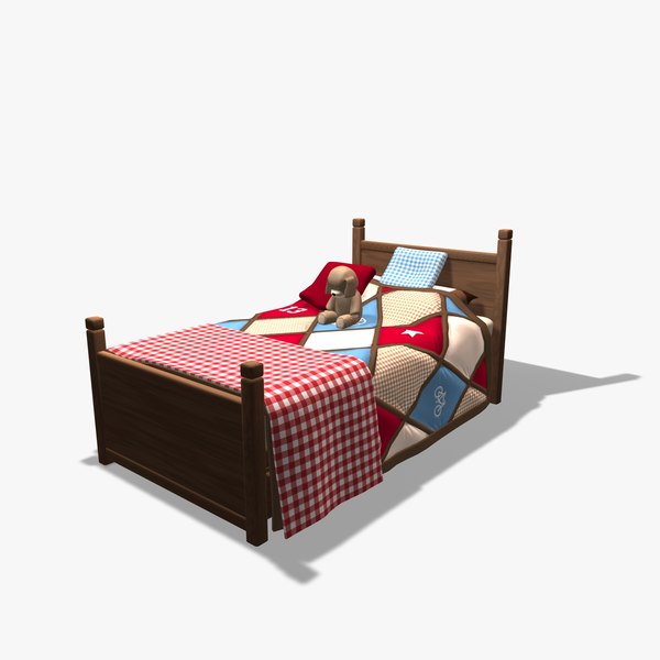 cartoon bed