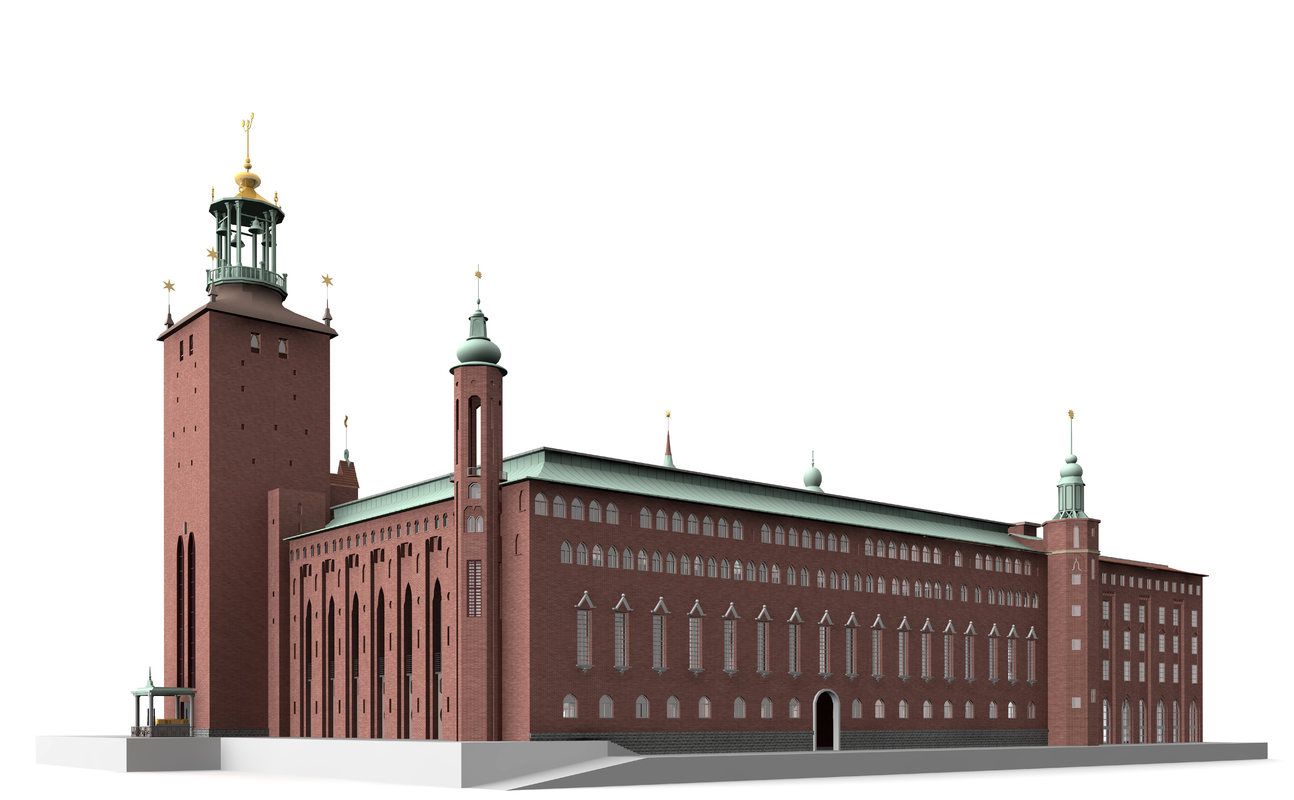 Stockholm City Hall 3d Model