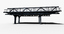 3d resolution train railway bridge model