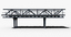 3d resolution train railway bridge model