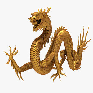 chinese dragon 3d 3ds
