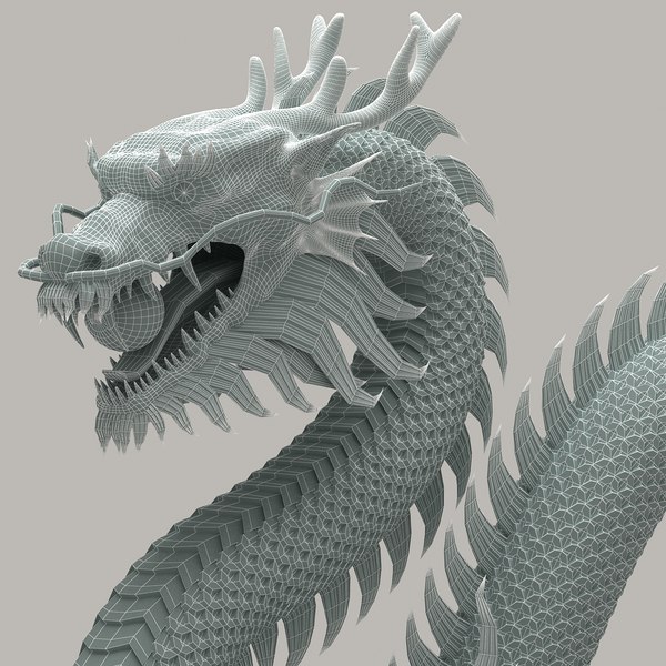 chinese dragon 3d 3ds