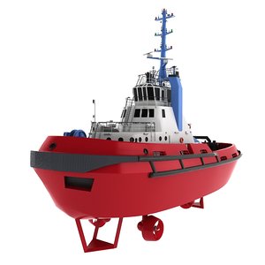 tug boat 3d model