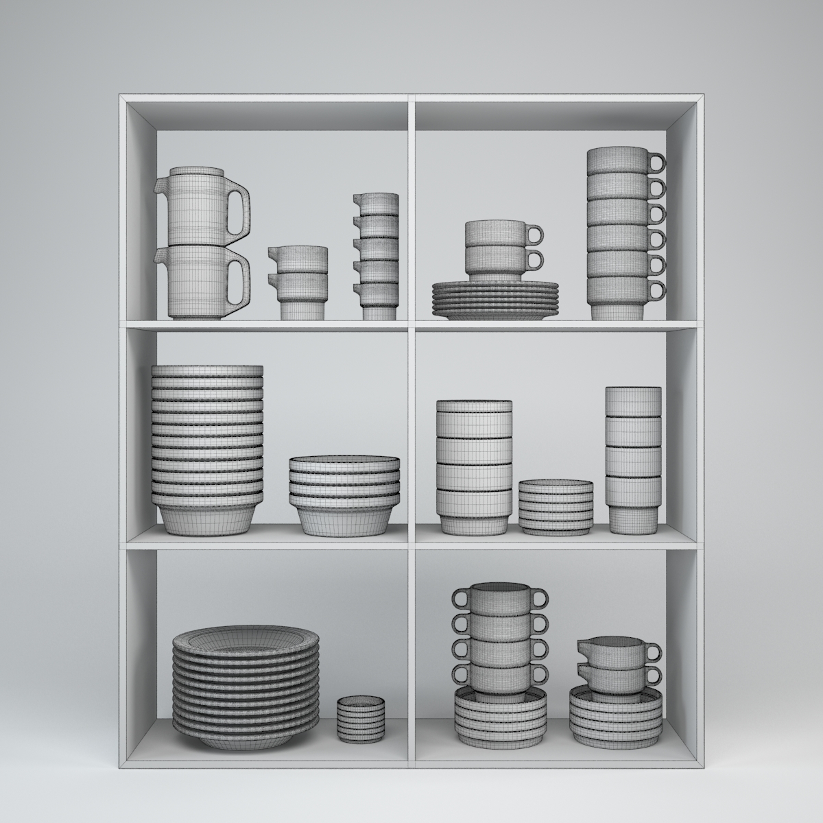 modelo 3d Vajilla para set de porcelana TC 100 - TurboSquid 903537