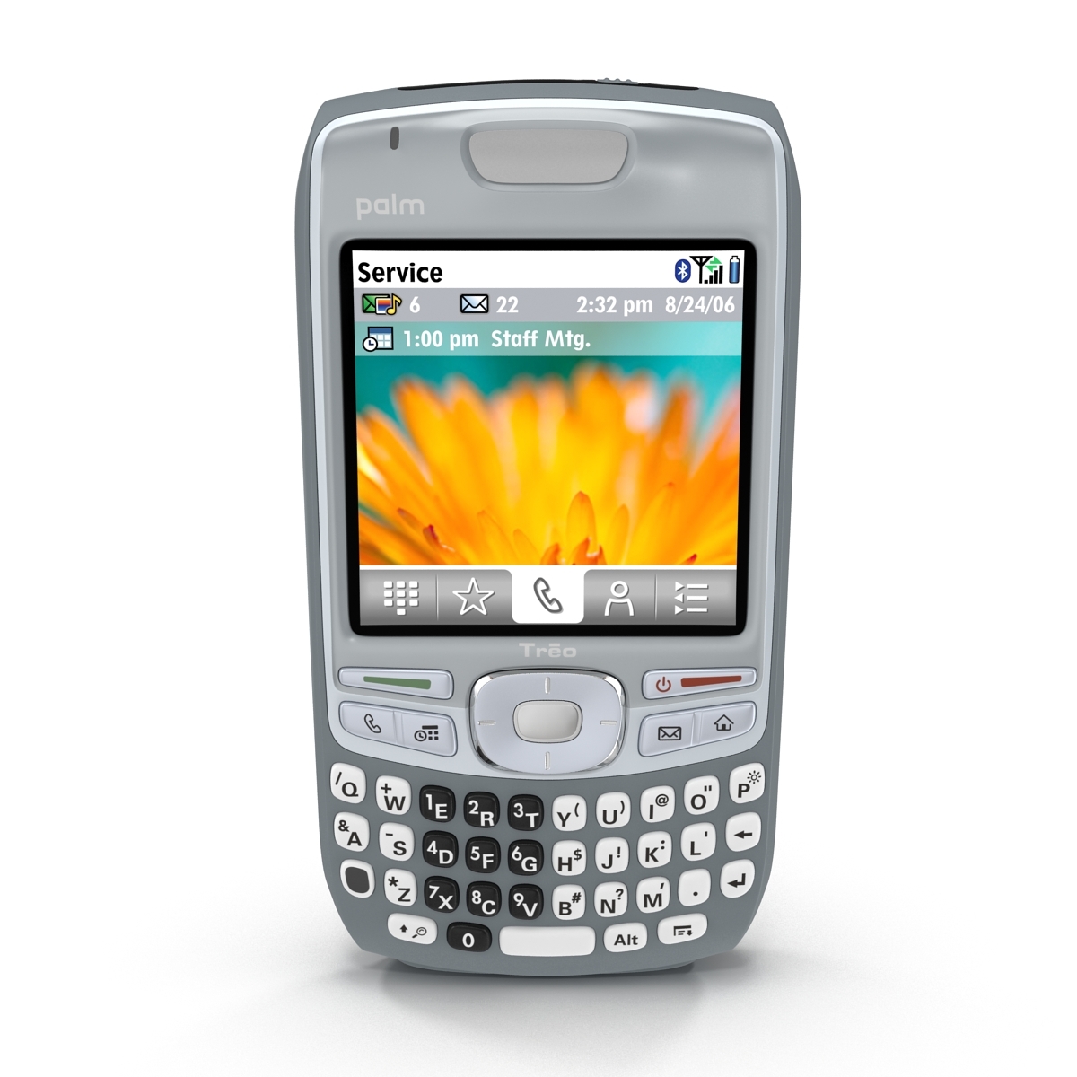 palm treo 680 modeled 3d model