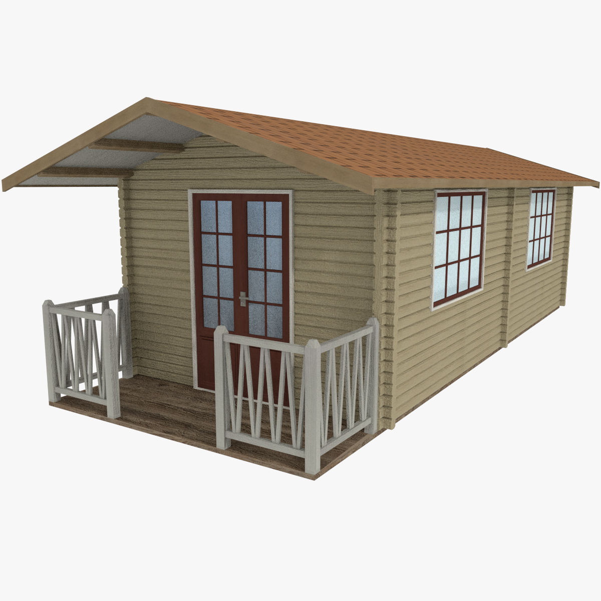 Cabin Type 1 3d Model