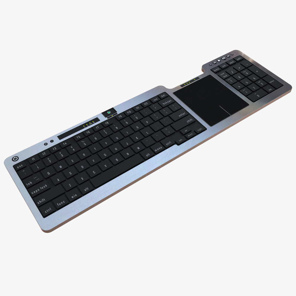超薄键盘3d模型