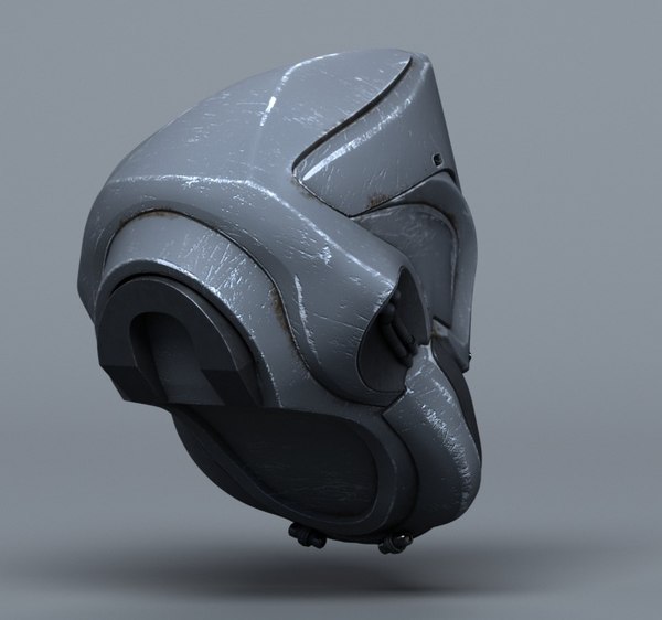 3d scifi helmets