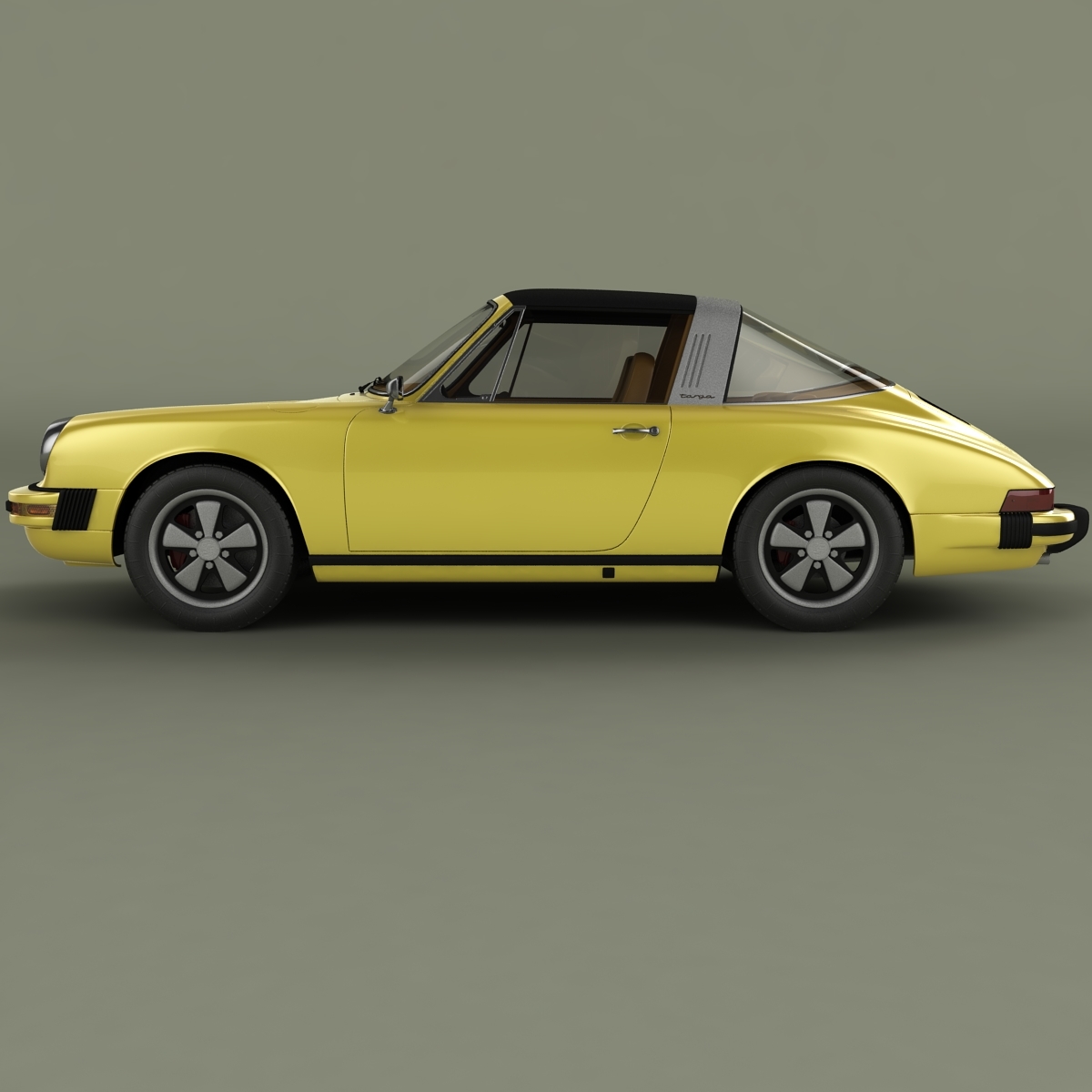 保時捷911 targa 19743d模型