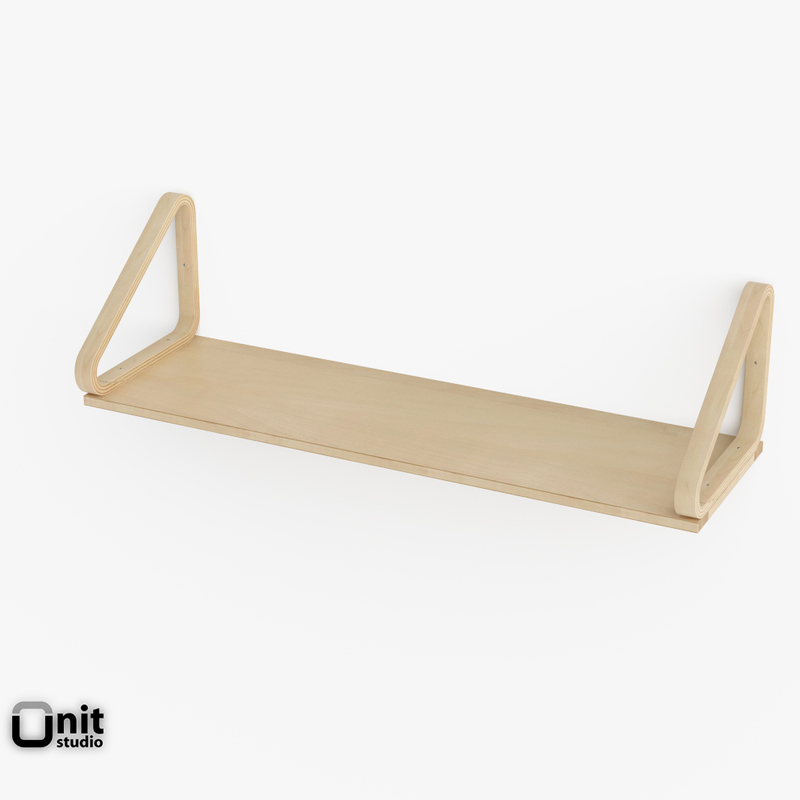 3d artek wall 112 shelf model