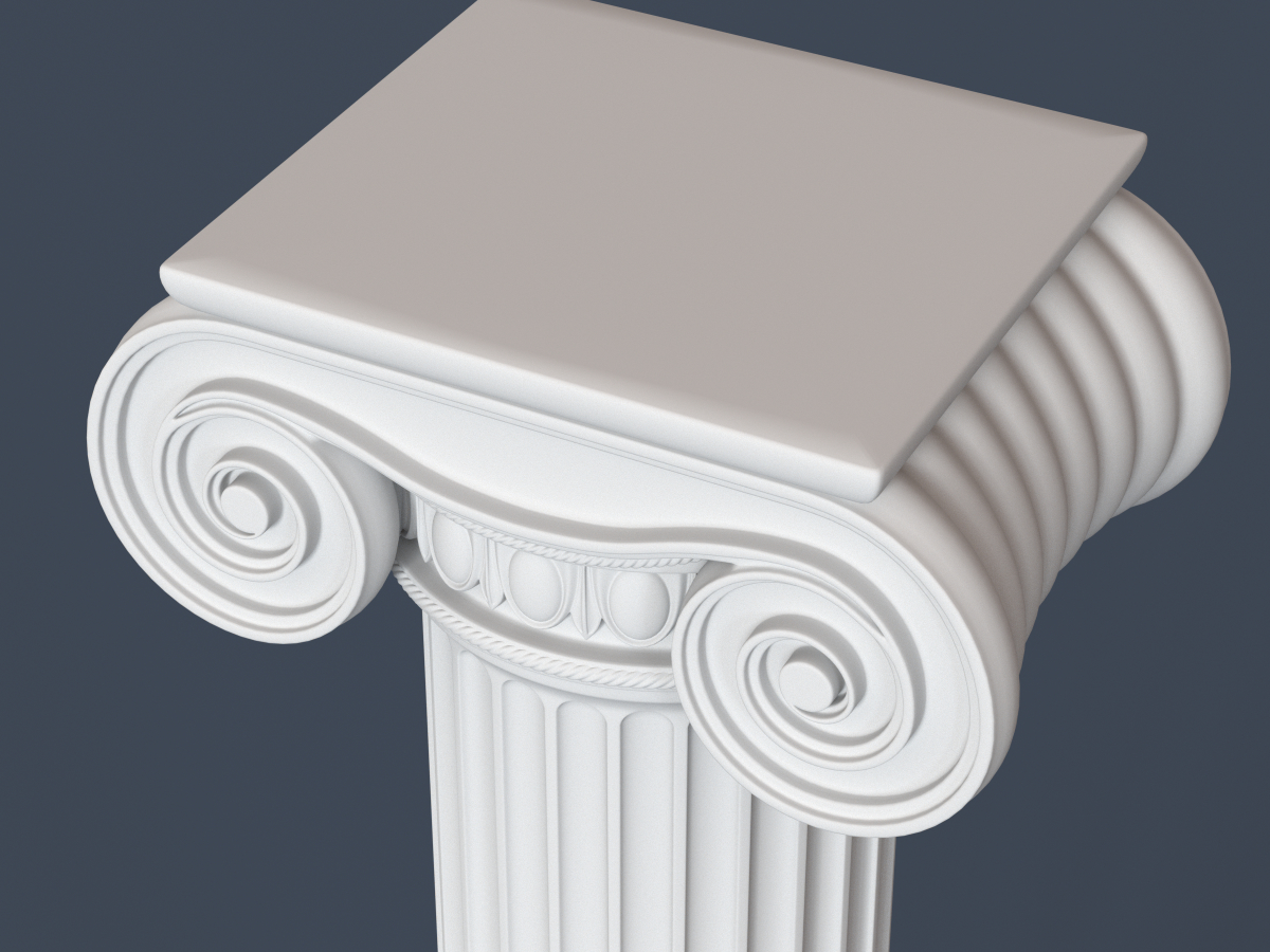 3ds max capital column