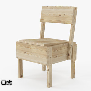 3d model sedia 1 chair artek