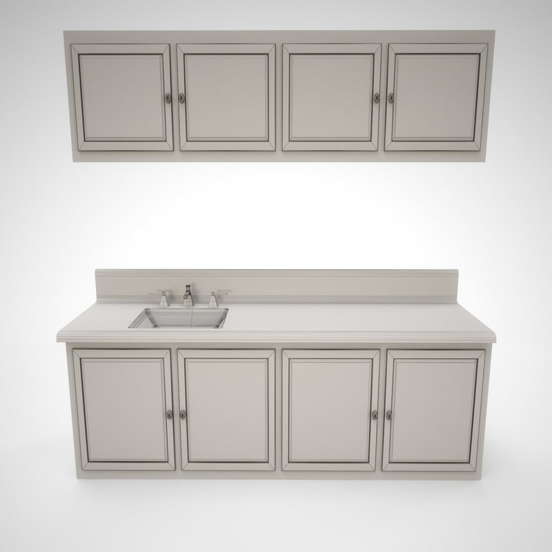 obj kitchen kitchenette sink counter