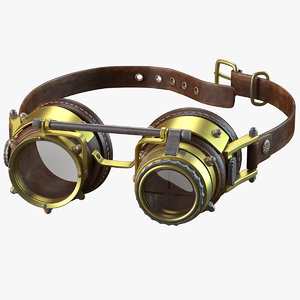 3d max steampunk goggles
