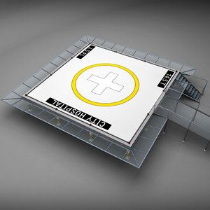 squared pad 3d model