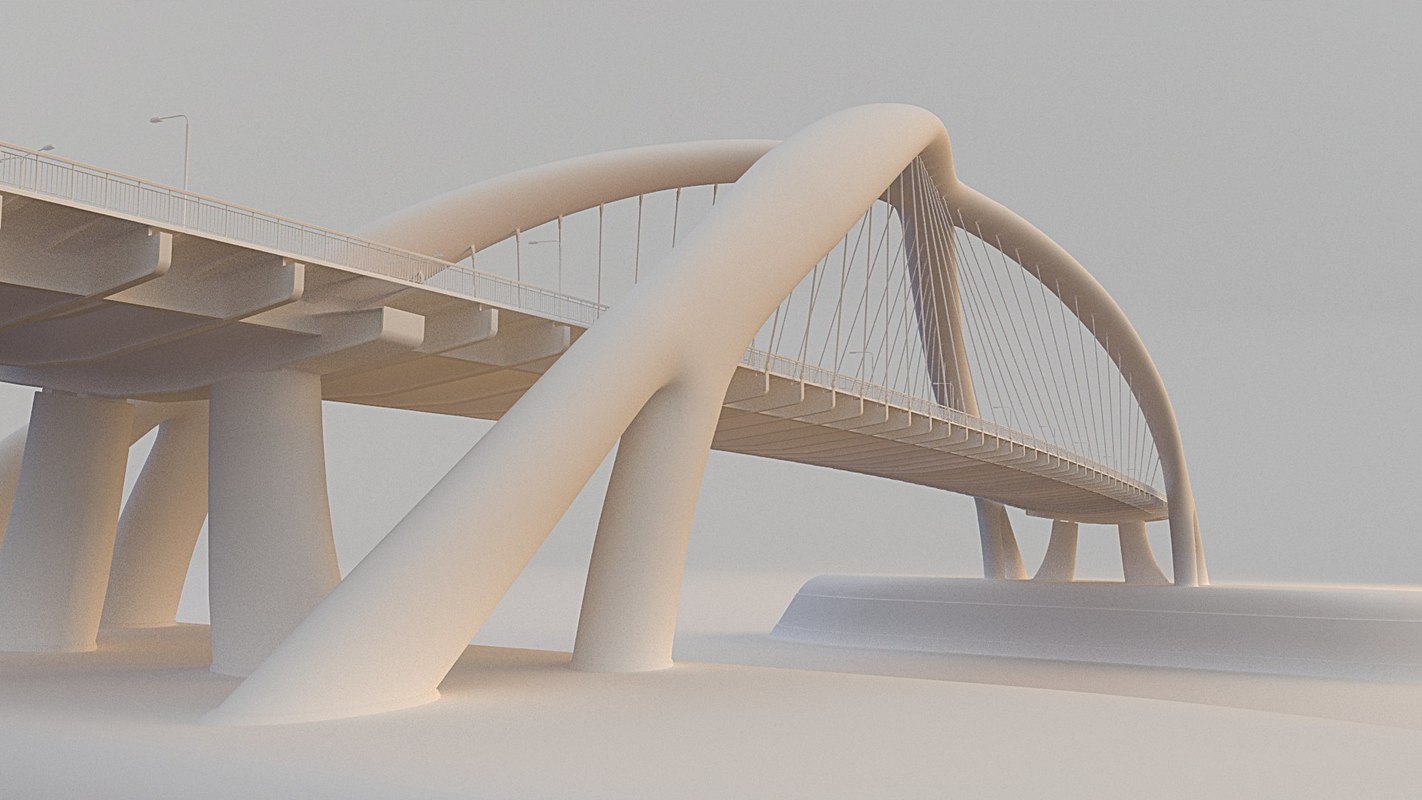 3D bridge - TurboSquid 1524600